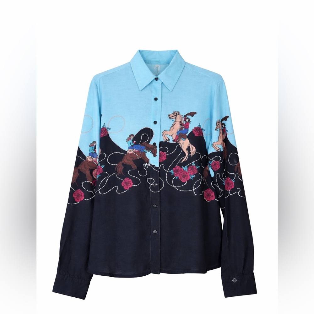 Roper COWGIRL LONG SLEEVE SNAP WESTERN SHIRT -New With Tags